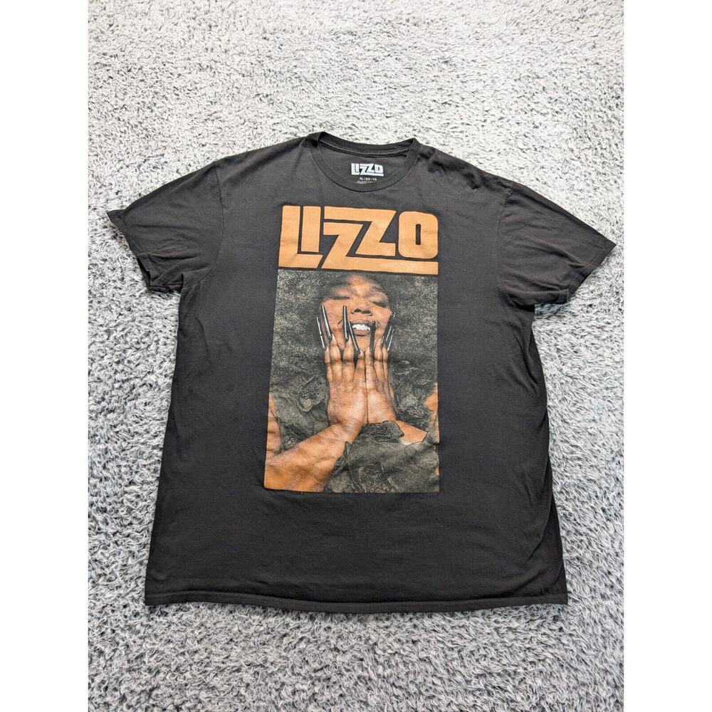 Lizzo Shirt Adult Extra Large Black Tour Concert Black Short Sleeve Graphic Tee